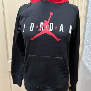red and black jordan sweater
